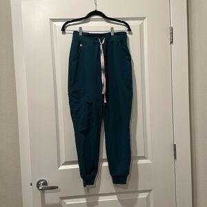 High Waisted Zamora Jogger Scrub Pants™ - Caribbean Blue